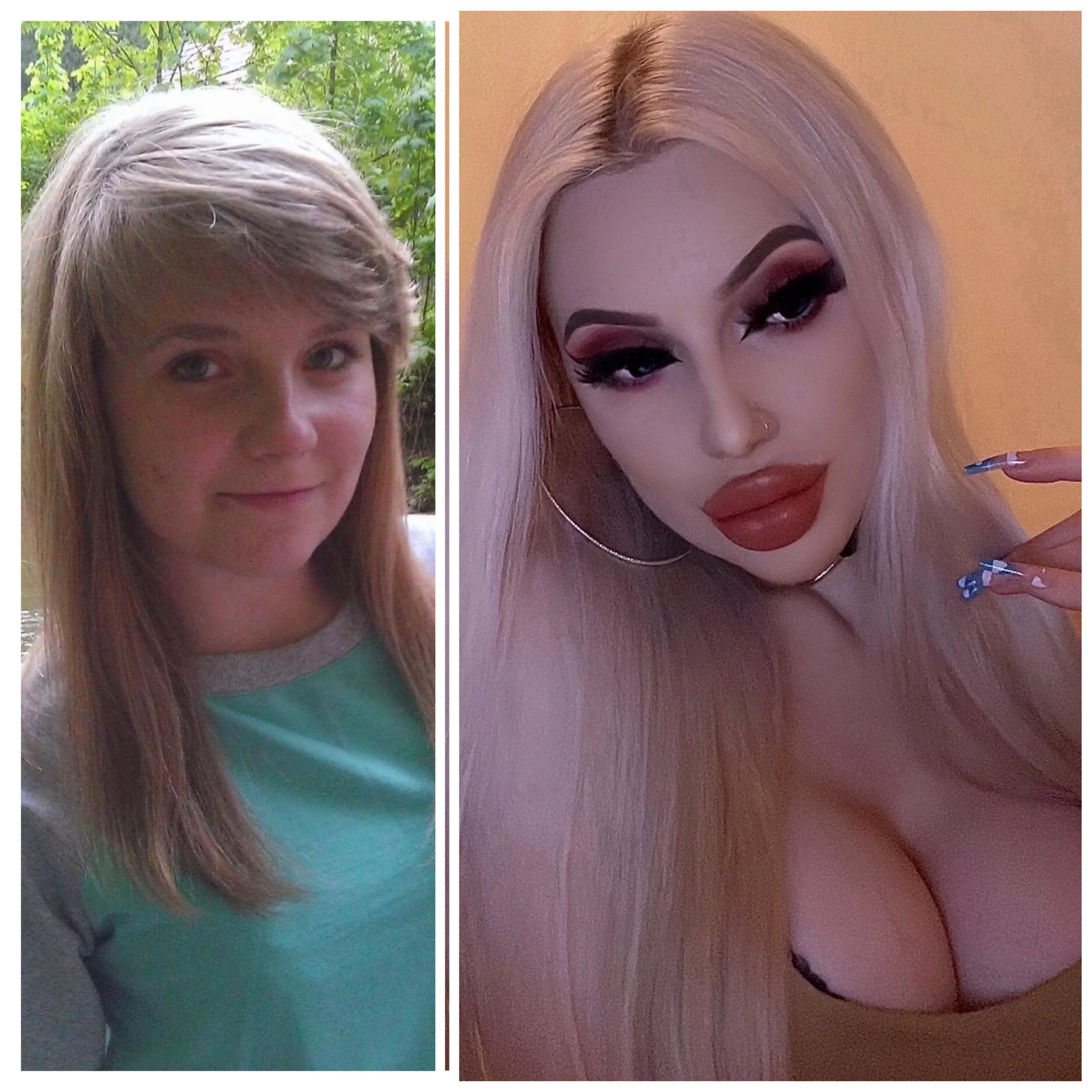 2018 vs 2022😈 kisses 2018 vs 2022😈 kisses