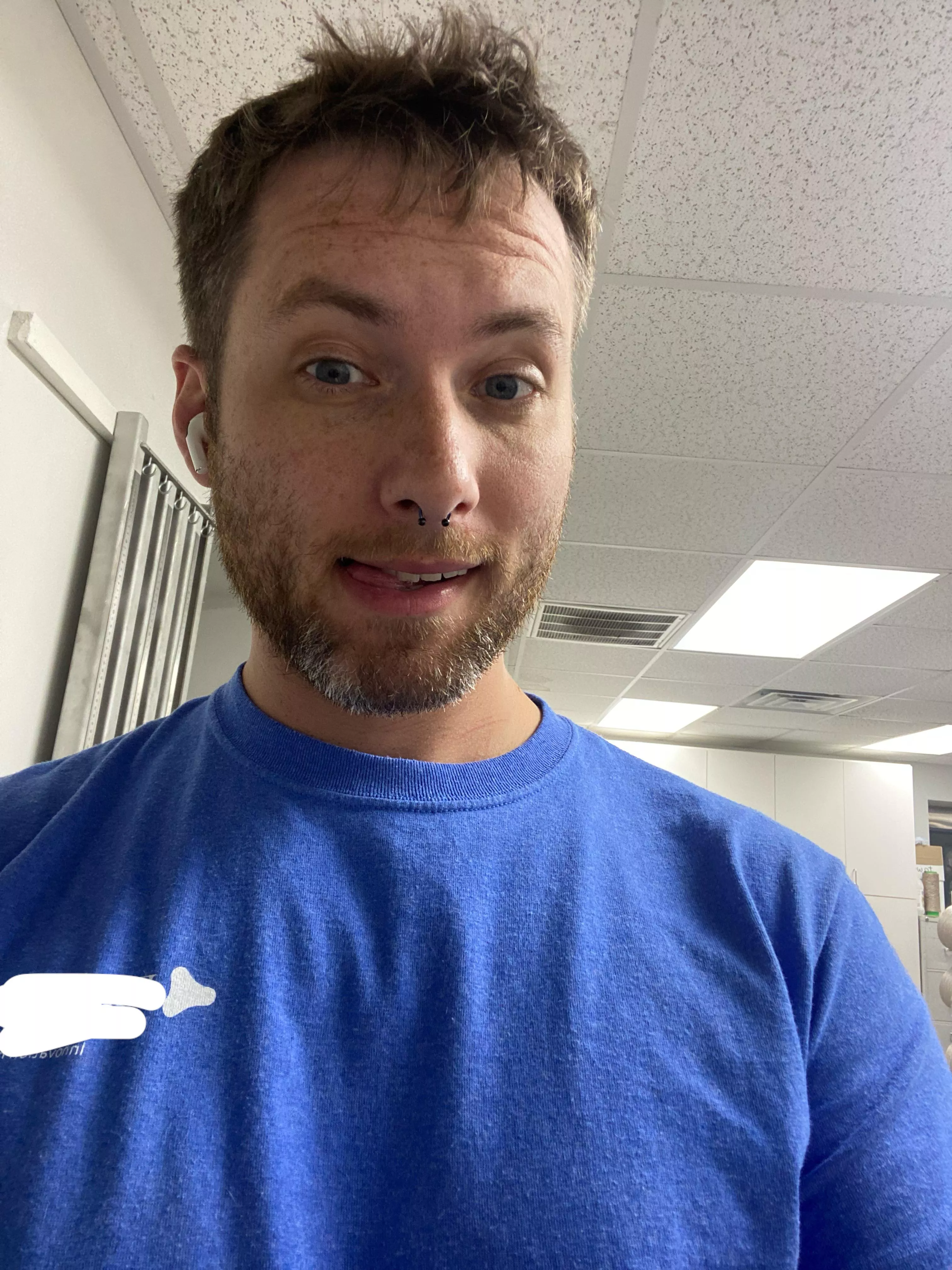 Another night at work.