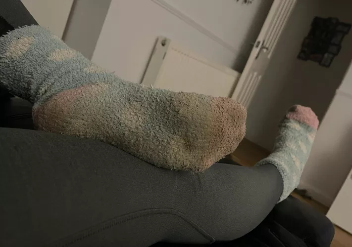 Good job I've just had a big delivery of socks- lots of fuzzy socks included 😍 can't wait to do a try on haul to show them off 😏 [female]