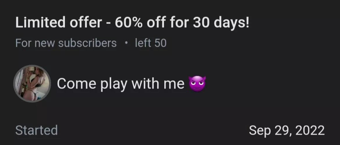 here all day- come play 😈