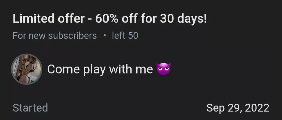 here all day- come play 😈