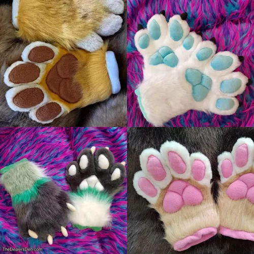 I think it would be super cool if a nice pretty lady touched my body all over with big soft fursuit paws (and said nice things to me)
