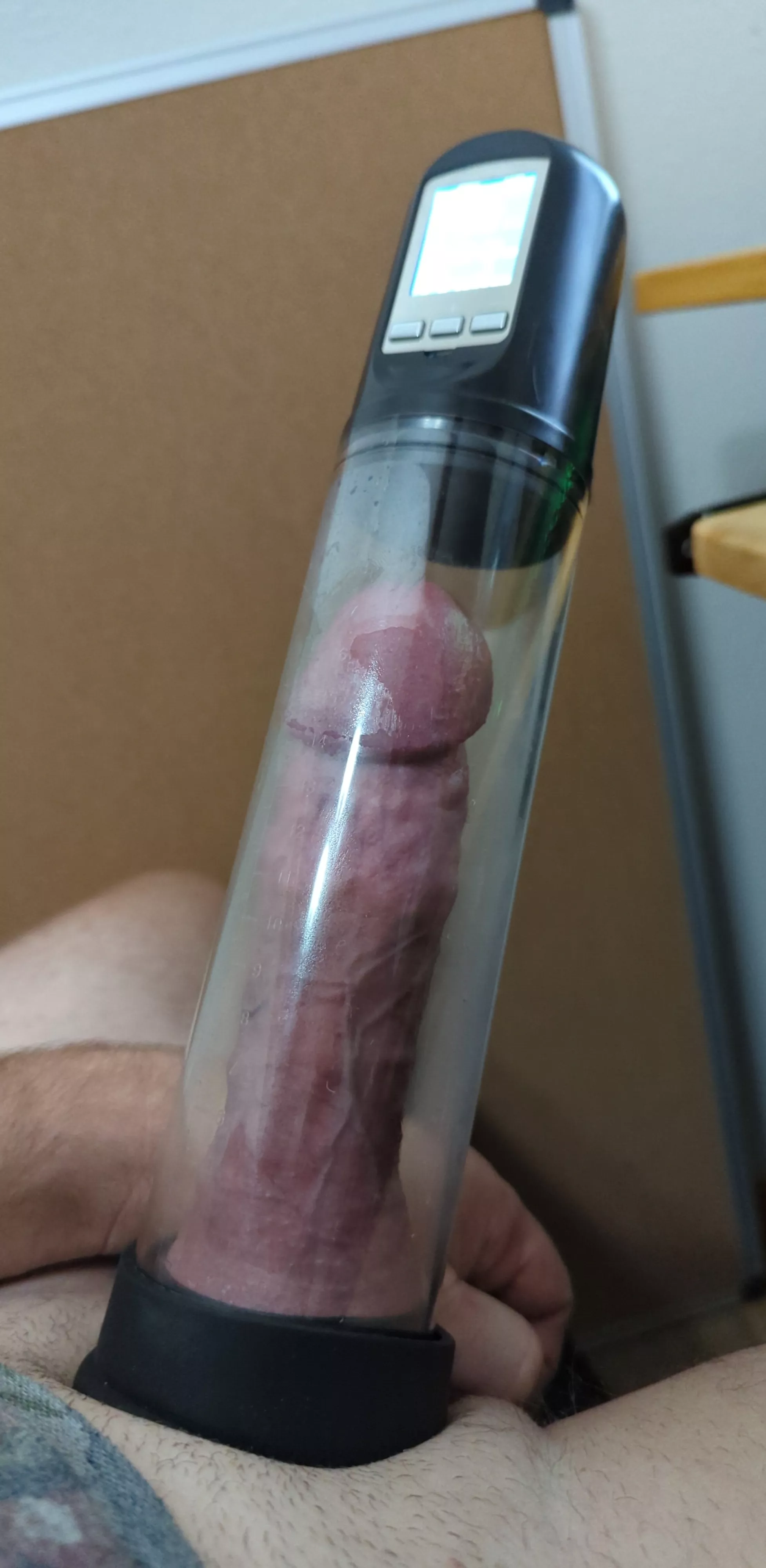 I think my dick has had long- lasting gains from using this pump. it just feels big these days!