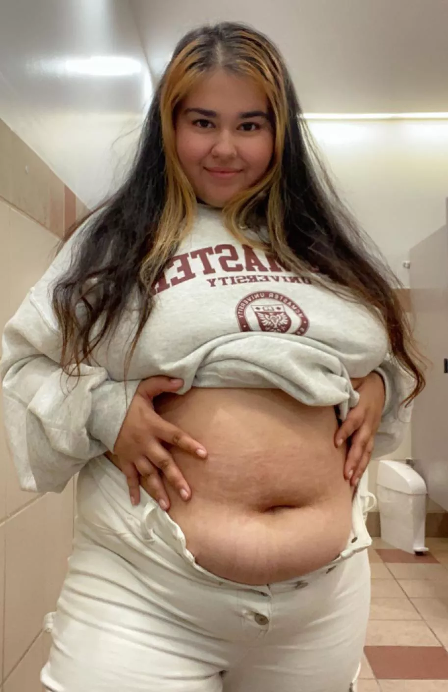 is this how jeans should fit after a big meal?