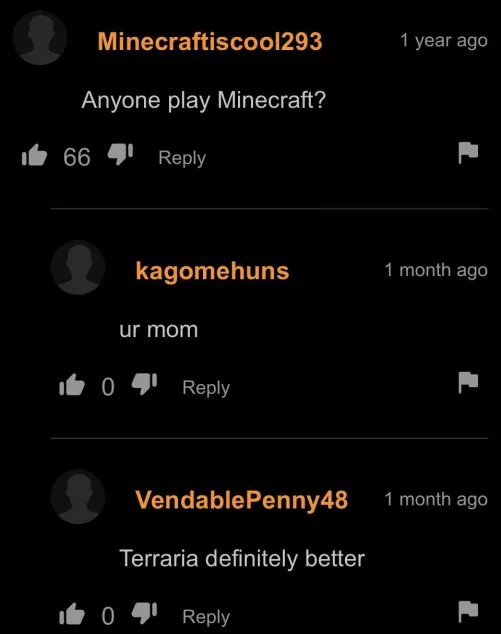 Minecraft or terraria? Start a war in the comments 😈