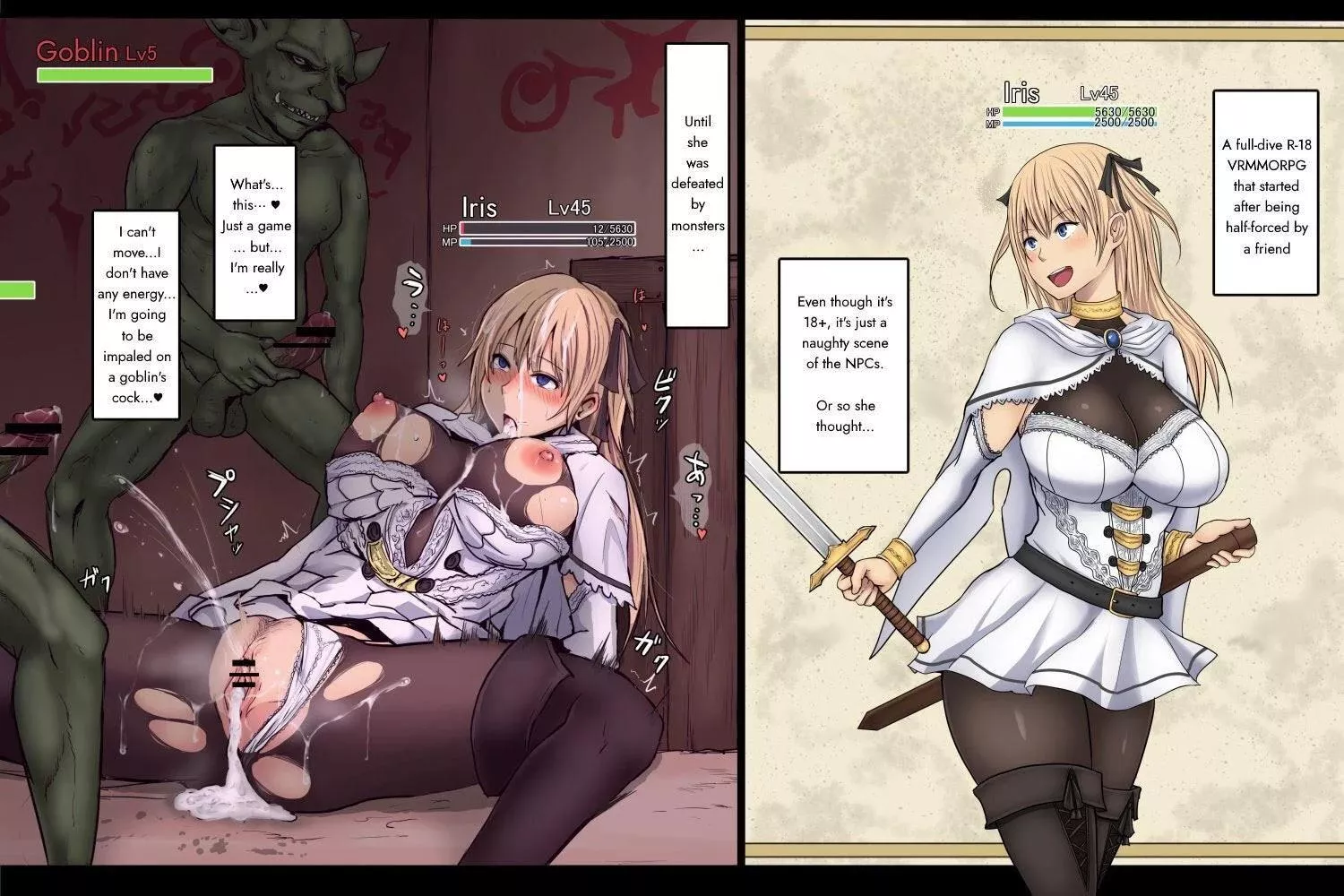 VR goblins were too much for her