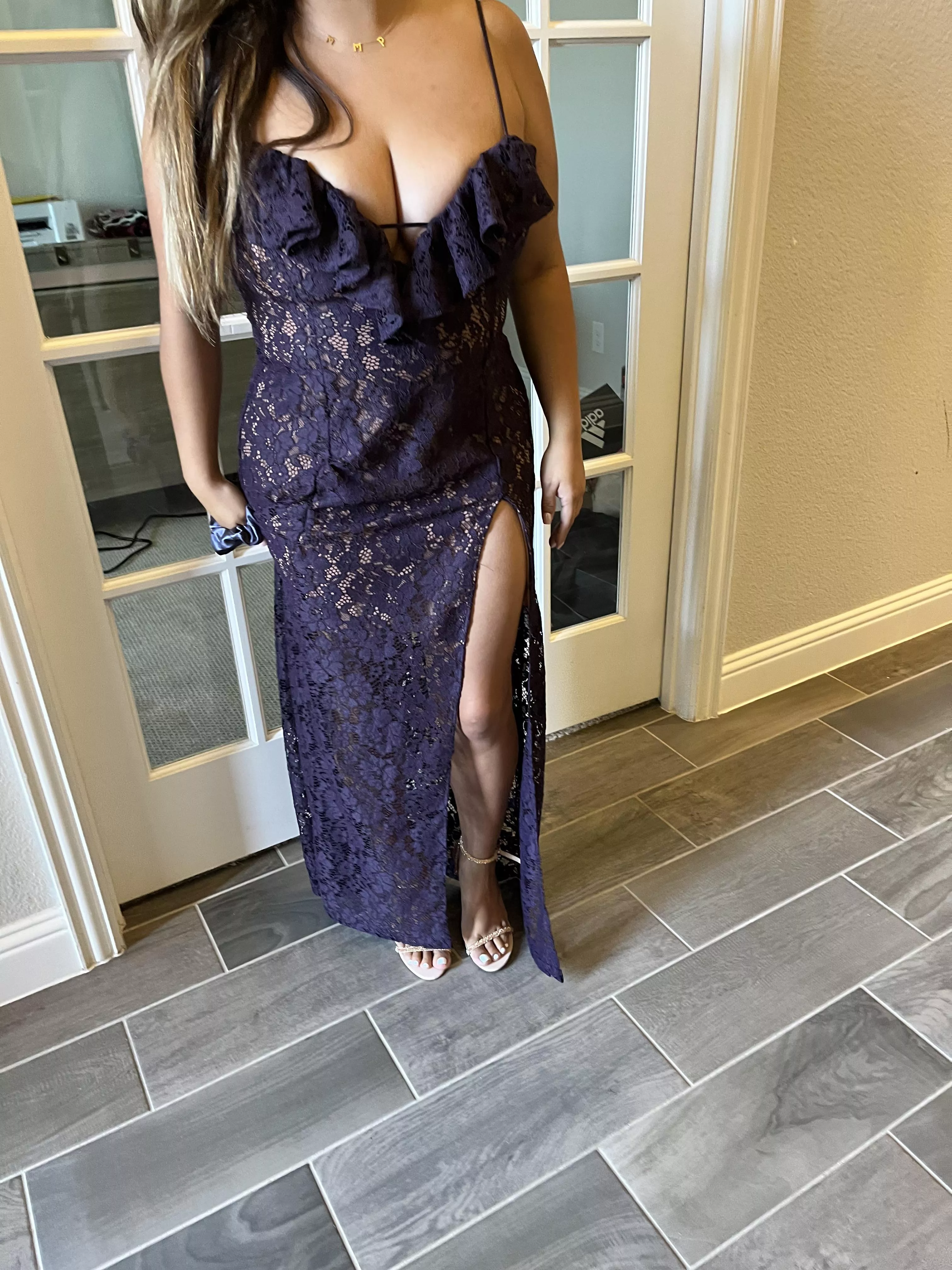 Attending a wedding this weekend, this was the most modest dress I could find