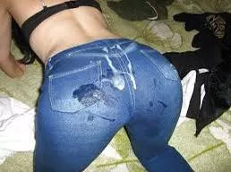 He came on my jeans! He came on my jeans!