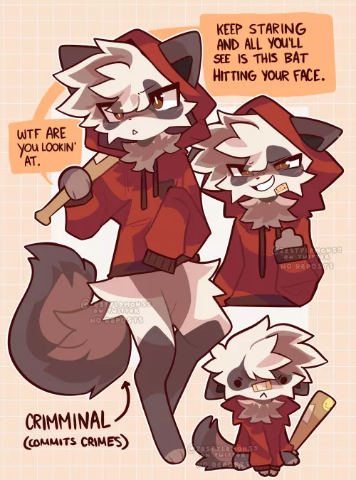 he’s gay and does crimes [ art by me @zestylemonss on twitter ]