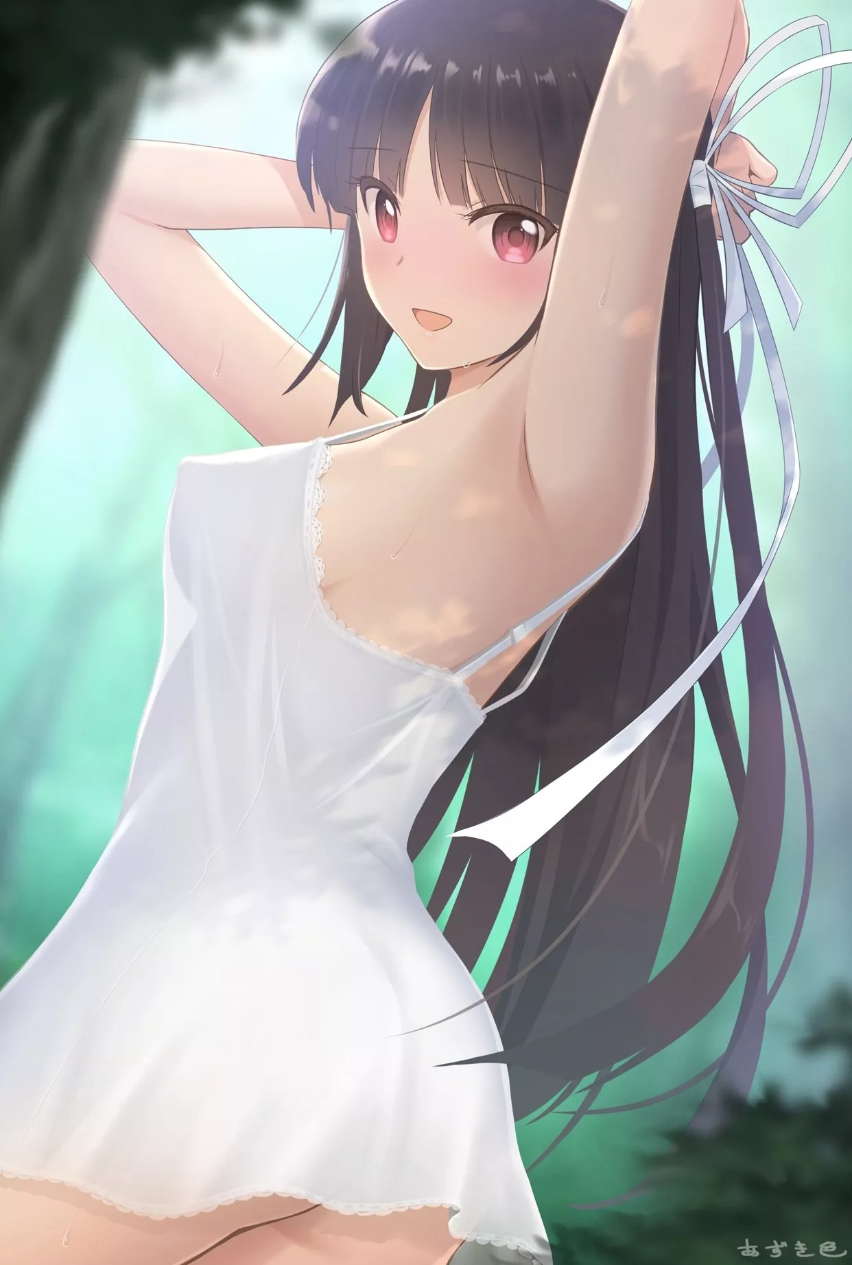 Hiyou in a Cute dress