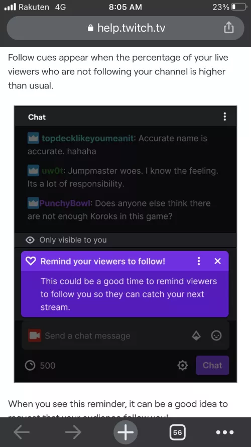 How do you feel about follow cues?