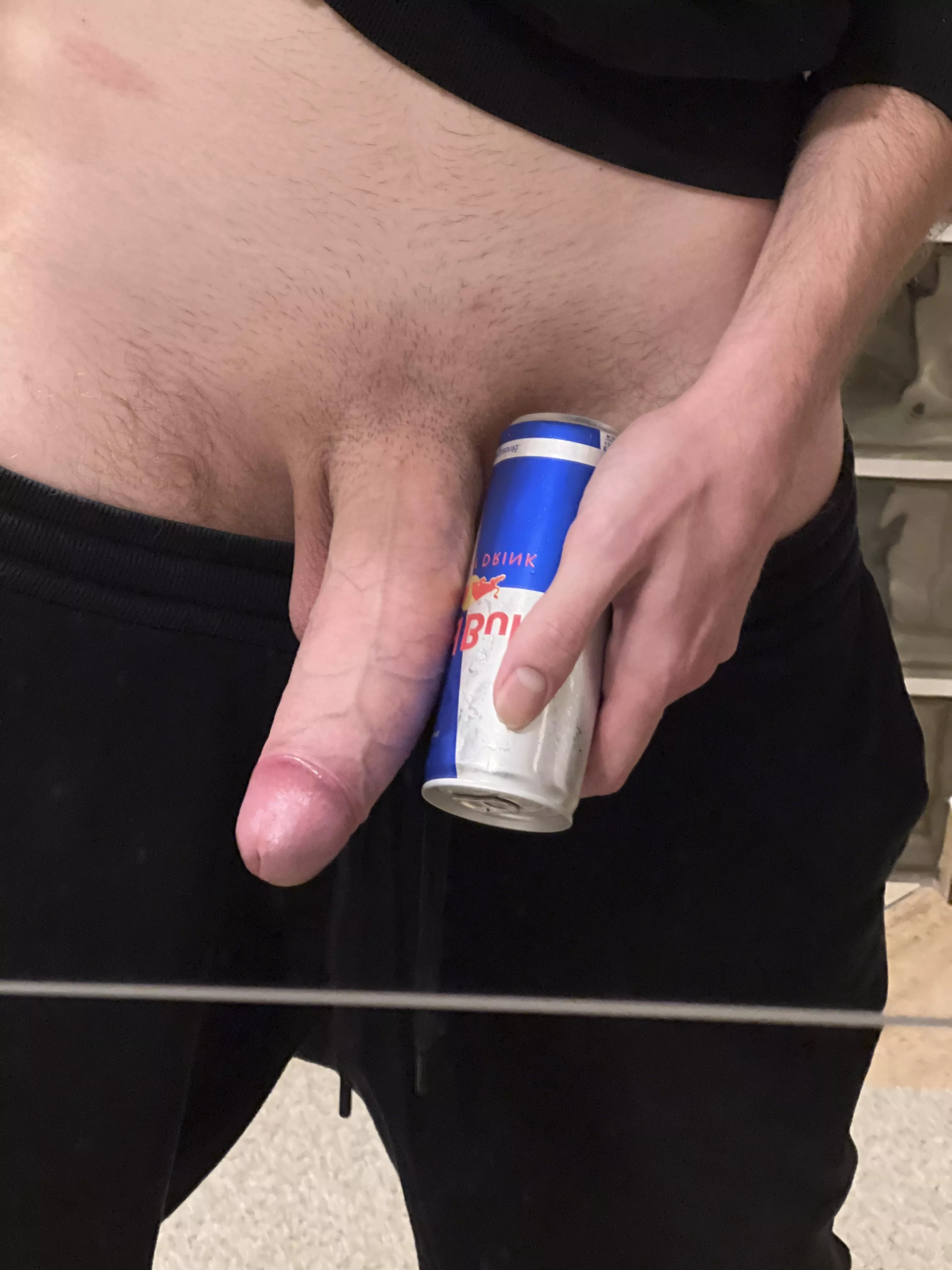 My big cock next to a Redbull can ðŸ˜… nudes by Dull-Requirement-729