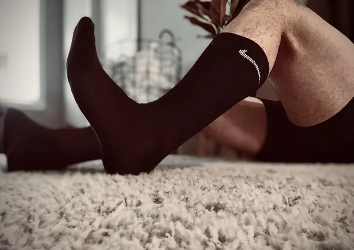 Time to kick the sneakers off and relax for the night