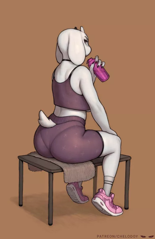 [Toriel] after workout (Chelodoy)