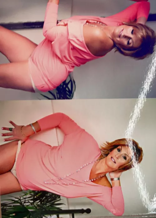 Your my bully and my mom invited you over for dinner and she answers the door like this wyd?