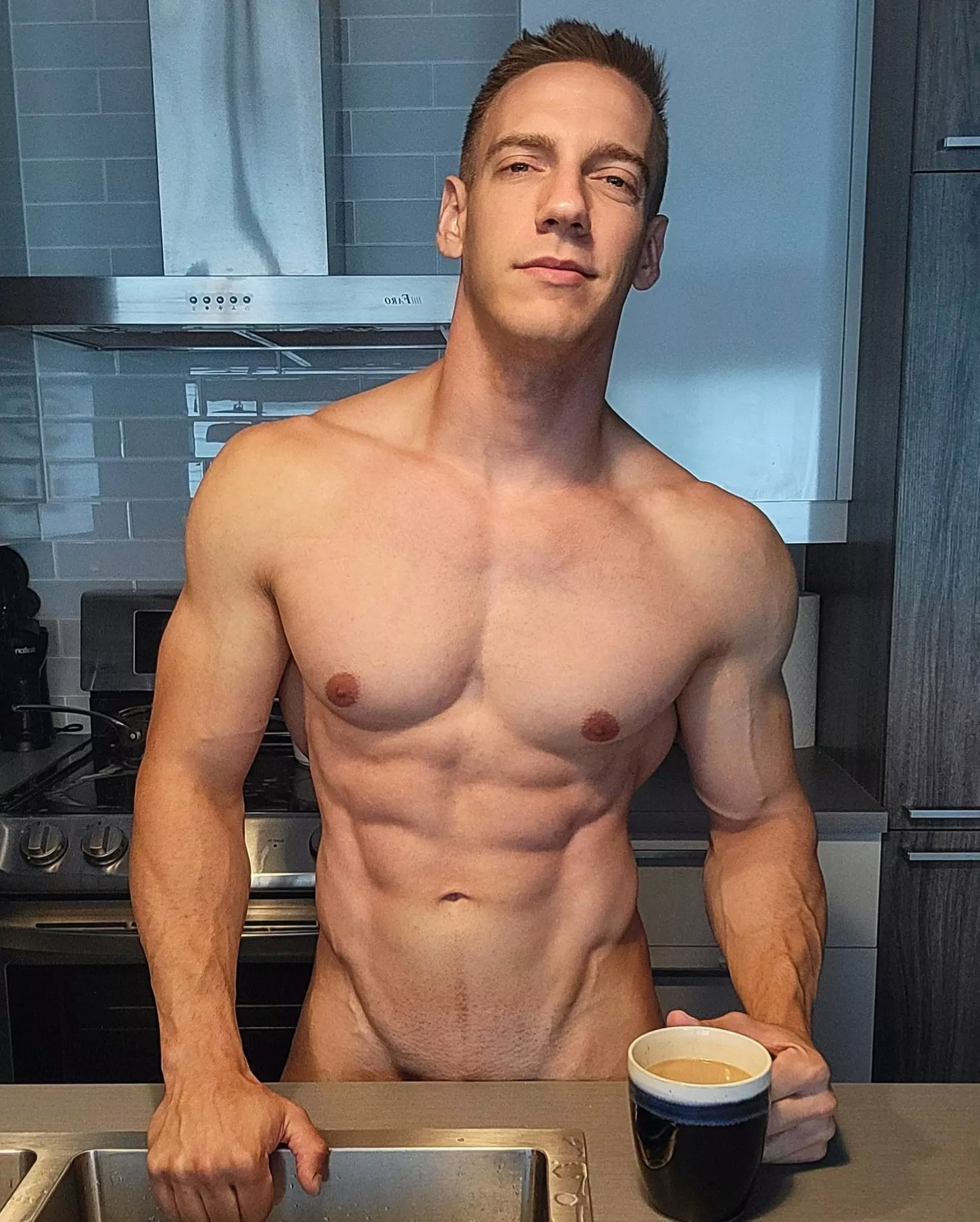 How do you like your coffee ?😏💦 nudes by John_fitness91