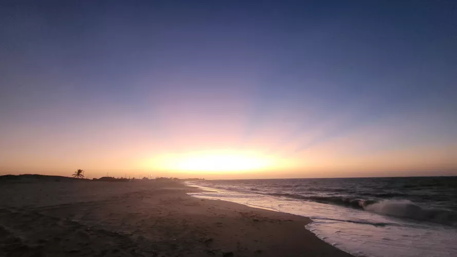 my beackyard. love sunset. camocim/brazil