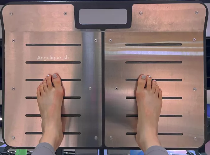 Training my feet so I can step on you harder.