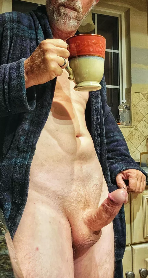 (50) let daddy finish is coffee first