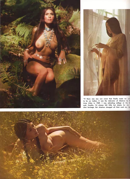 Sacheen Littlefeather - In honor of her passing, here’s part of her Playboy spread circa 1973