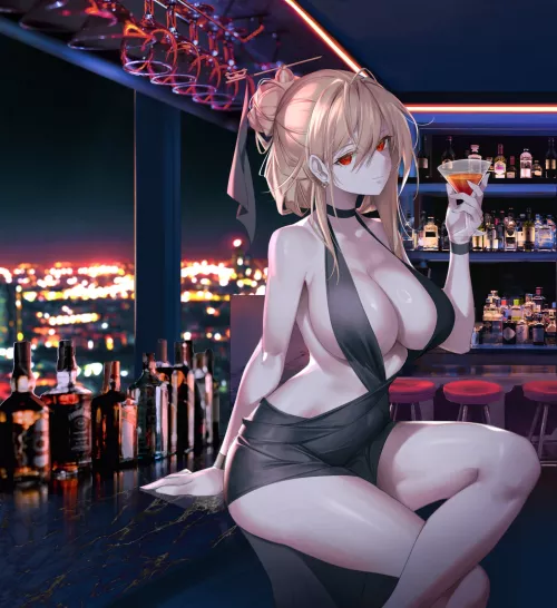 Spending the night with booze