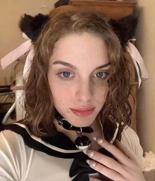 A kitty come up to you and hands you her leash. Quick what do you do!