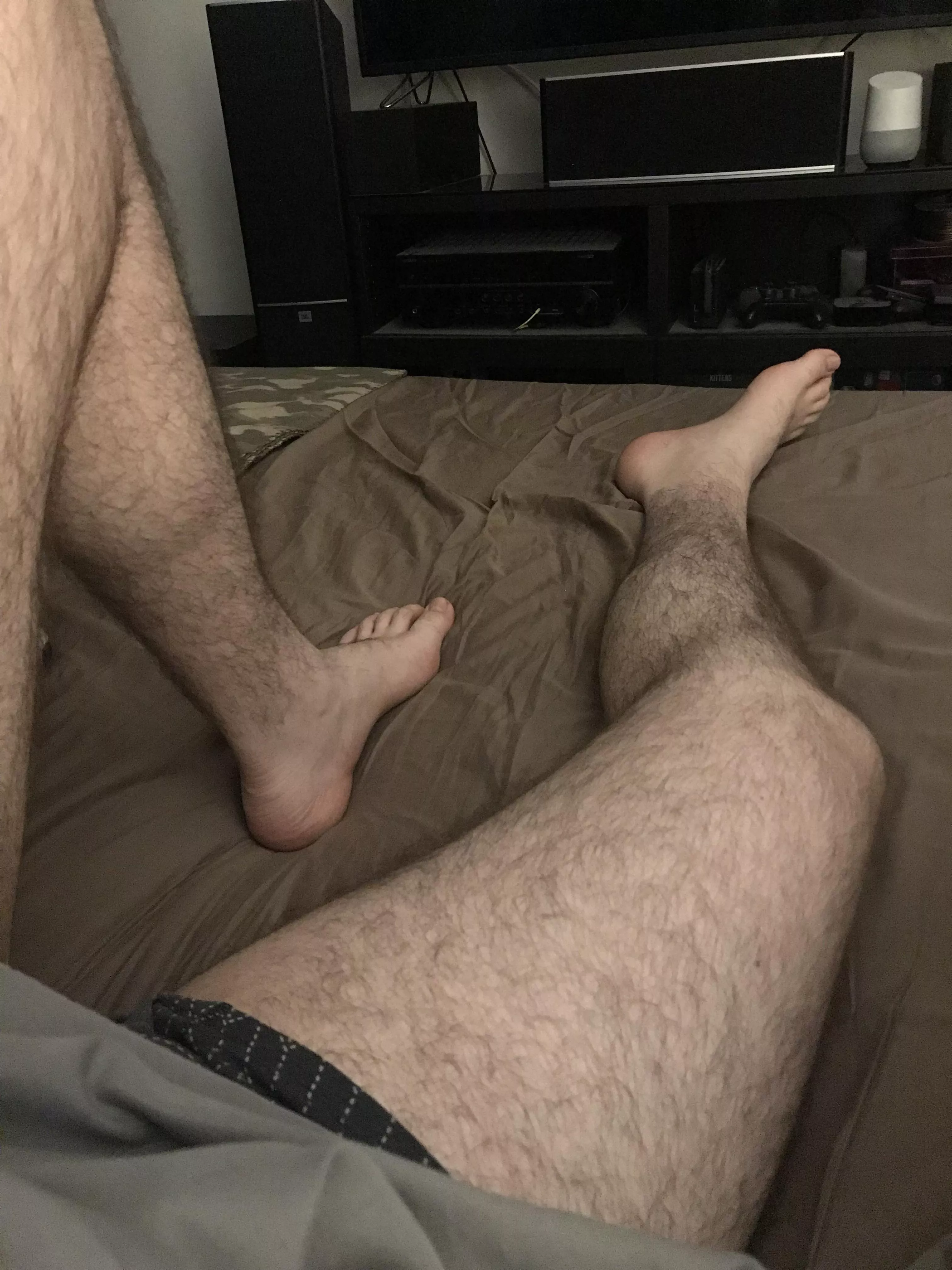 Lick from my toes to my thighs, I promise you’ll enjoy the taste.