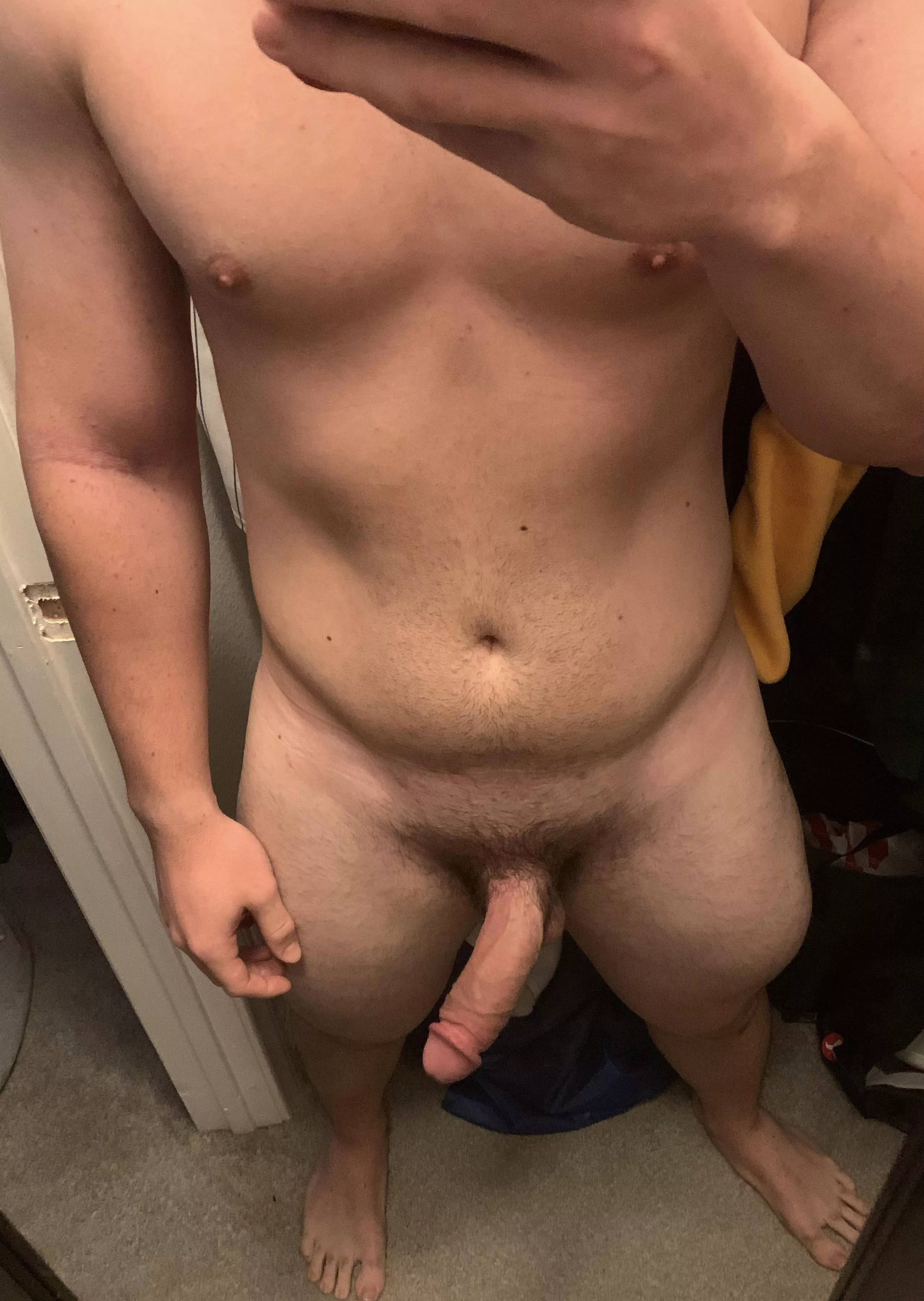 Tell me what you like about my semi hard cock ;) chats open