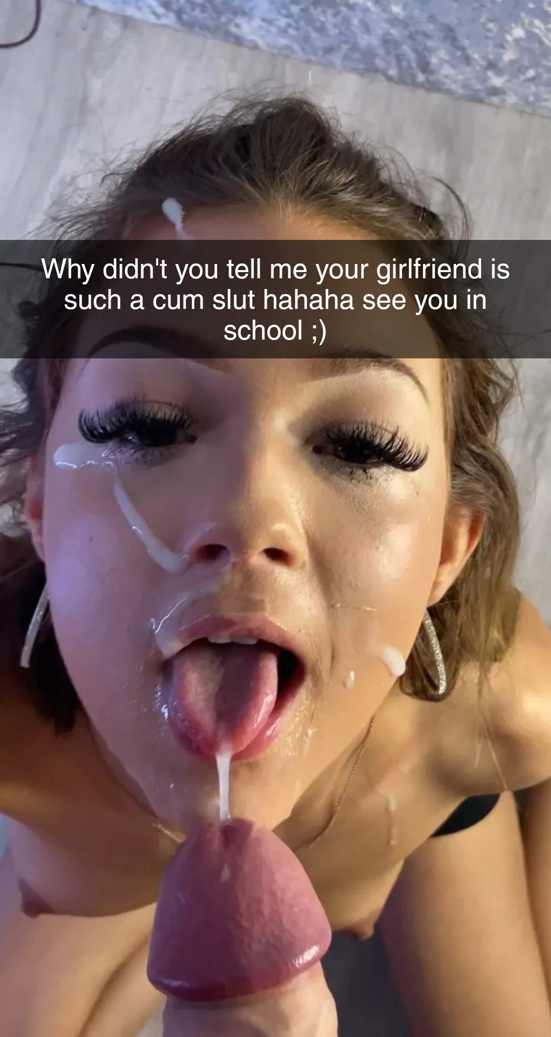 Your girlfriend paid your bully a visit after school...