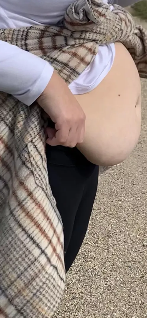 Am I starting to look preggo? Only a food baby. I can assure you it’s all chub