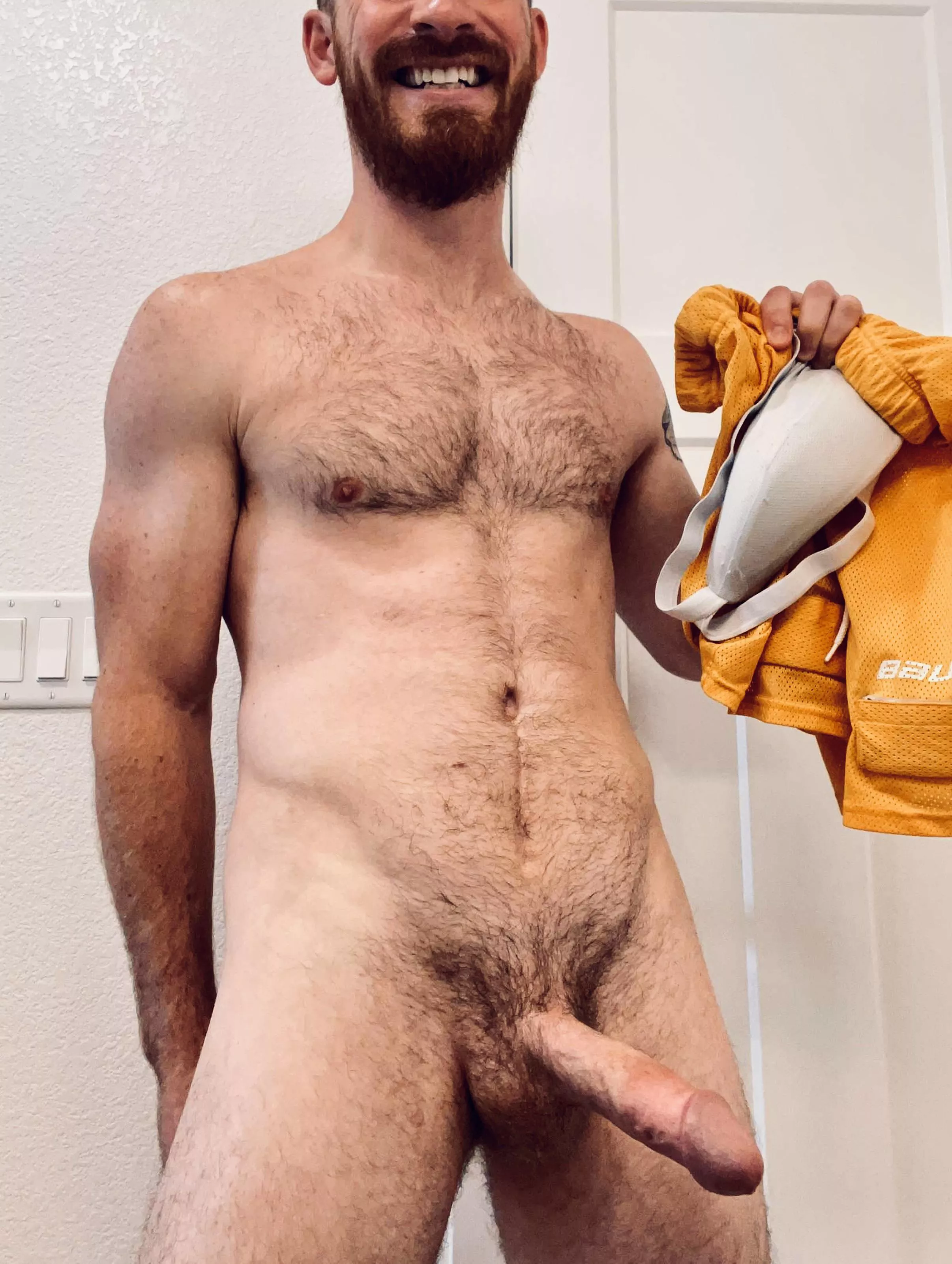 Hockey players are good with their hands and wield a big stick.