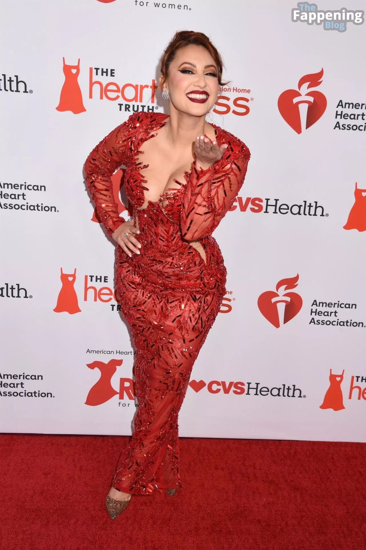 Francia Raisa Stuns in a Red Dress (26 Photos)