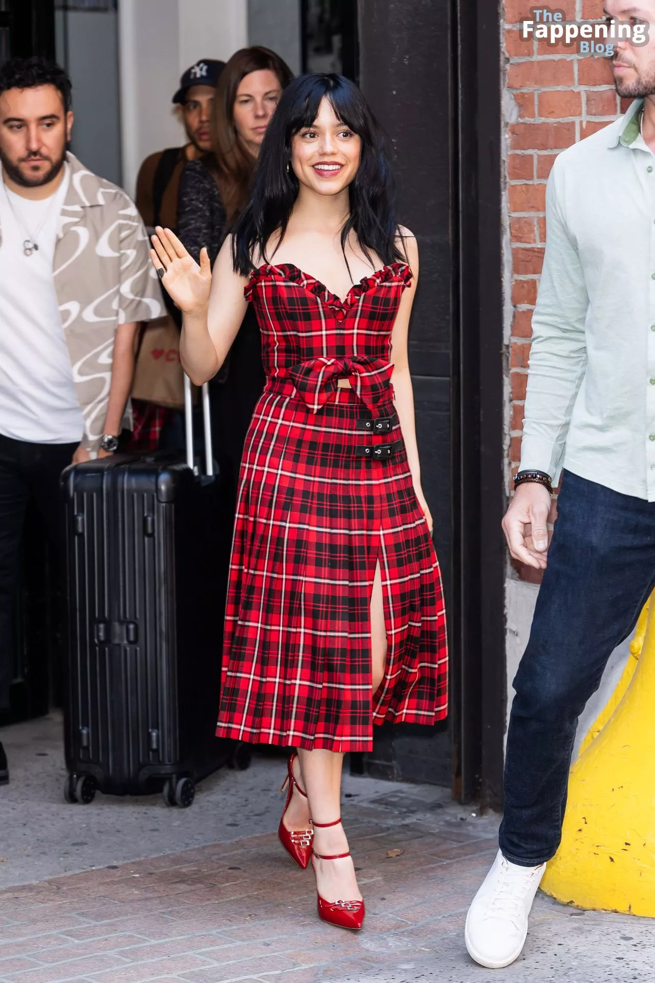 Jenna Ortega Flashes a Smile and a Wave as She Steps Out in NYC (35 Photos)