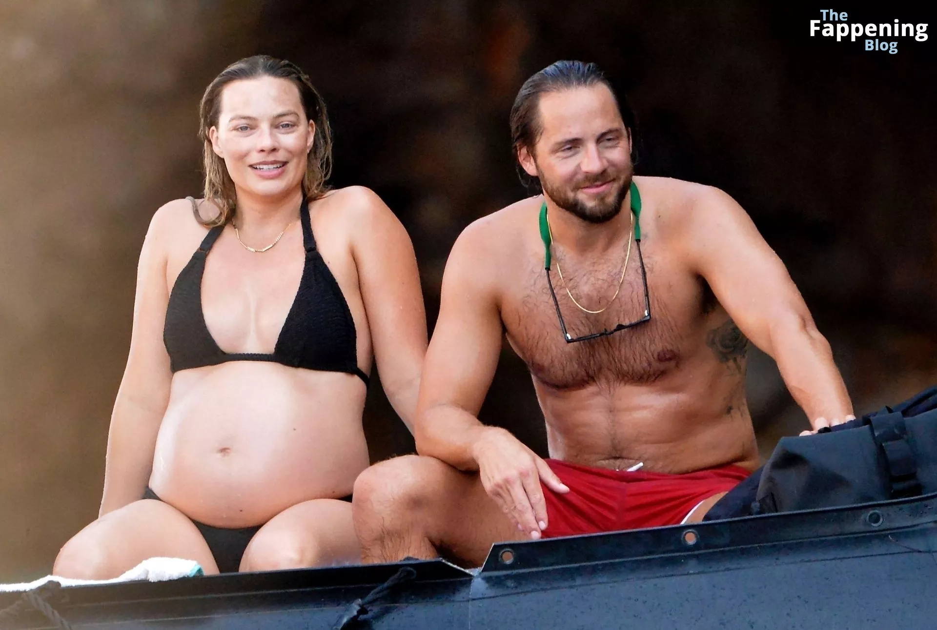 Pregnant Margot Robbie Enjoys a Holiday with Tom Ackerley in Palmarola Island (65 Photos)