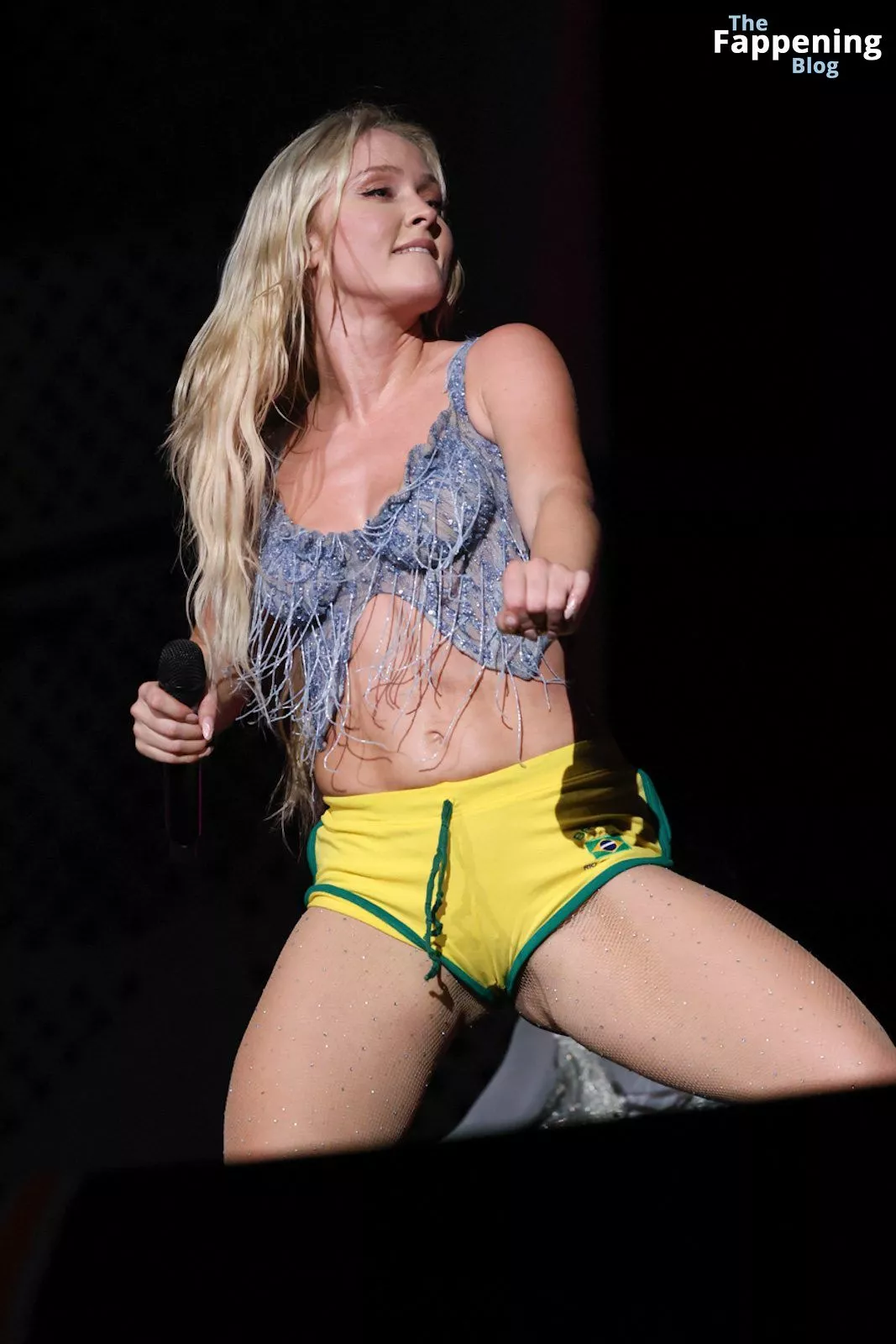 Zara Larsson Shows Off Her Goods as She Performs on Stage in Brazil (39 Photos)