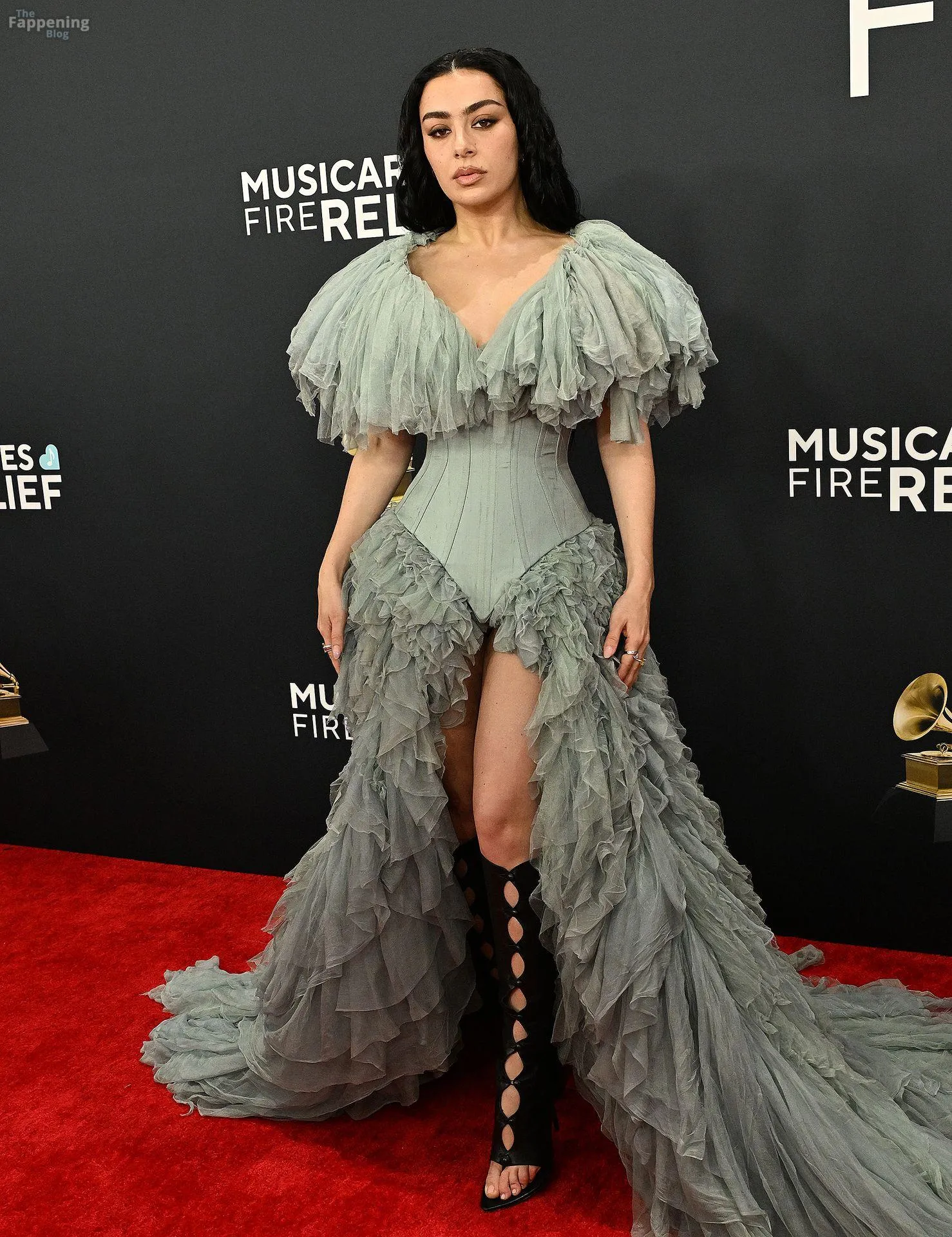 Charli XCX Shows Off Her Sexy Legs & Butt at the 67th Annual Grammy Awards (70 Photos)