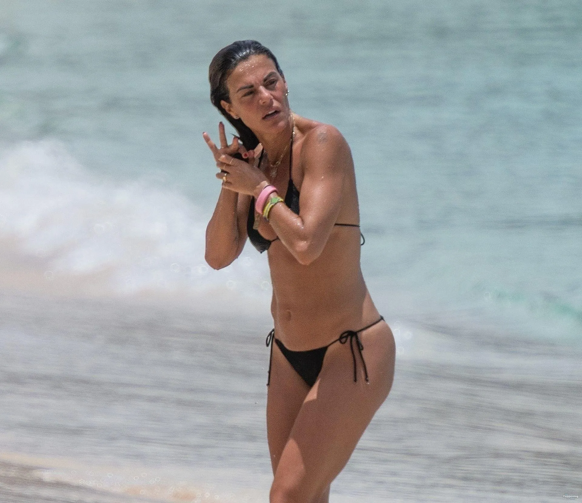 Bianca Guaccero & Giovanni Pernice Spend a Beach Day in Barbados Together (34 Photos)