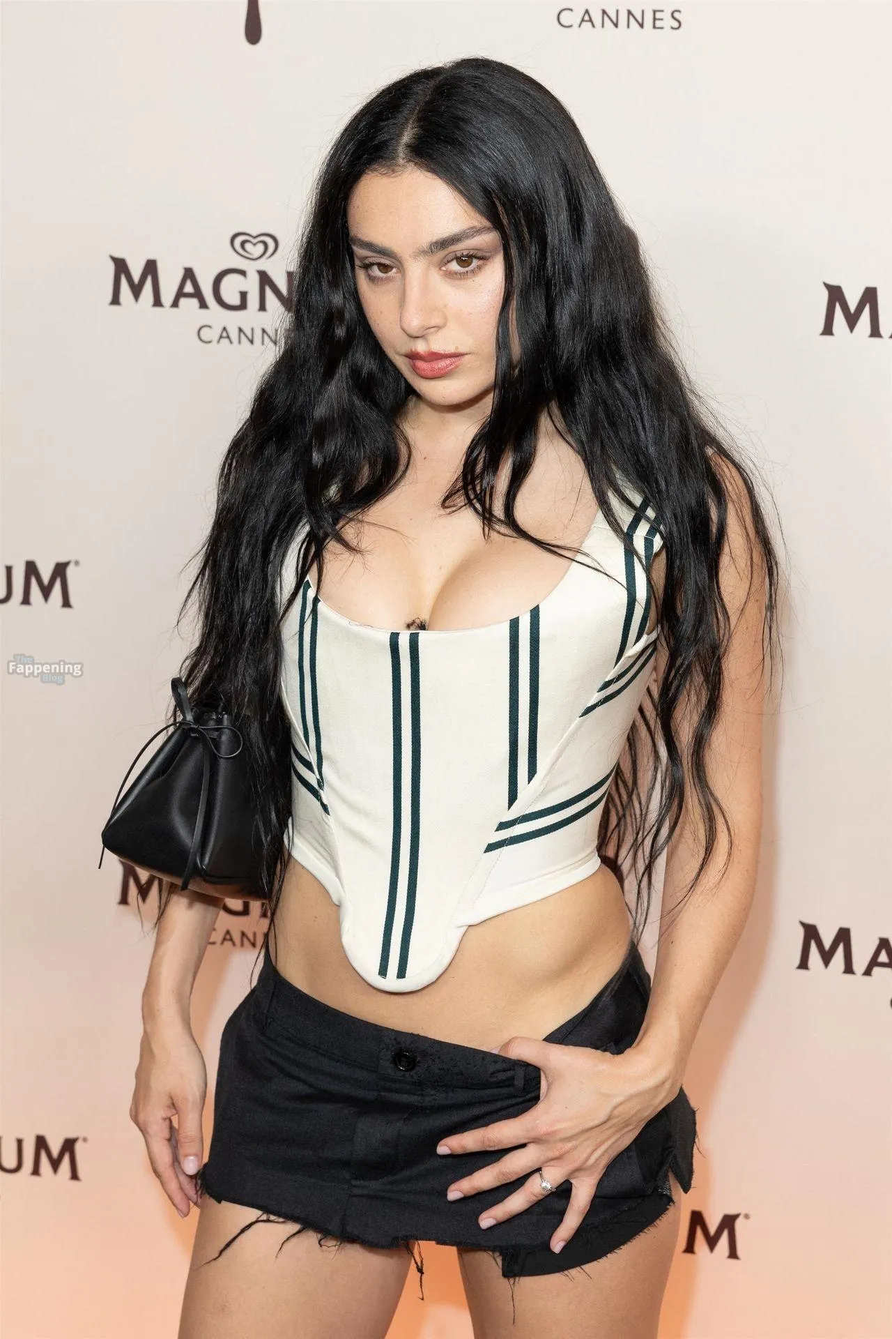 Charli XCX Flaunts Her Sexy Boobs & Legs at the Magnum Party (80 Photos)
