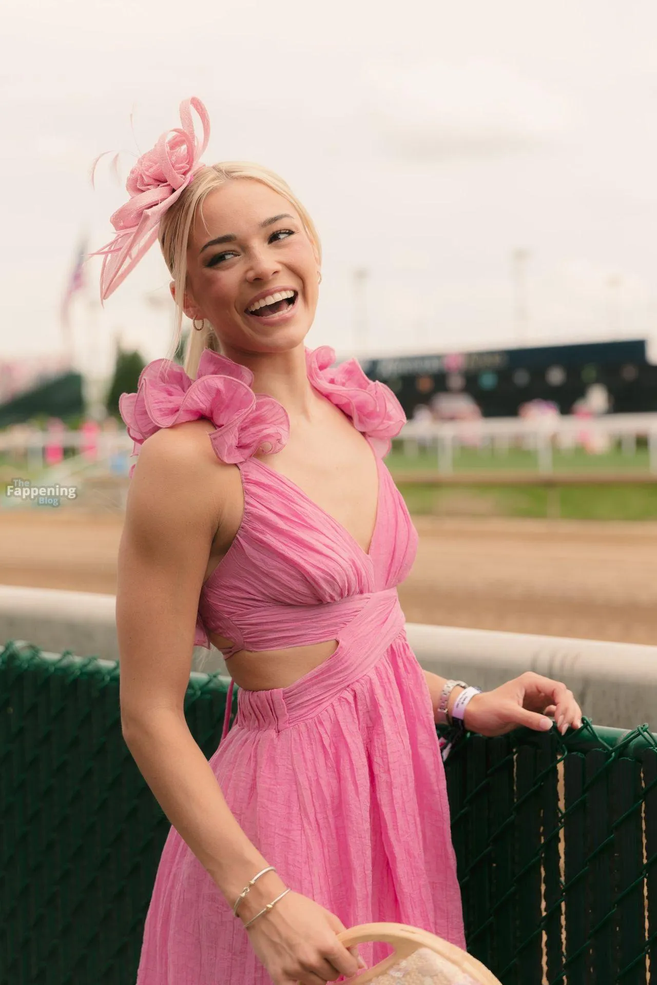 Olivia Dunne Stuns in a Pink Dress at Club SI (17 Photos)