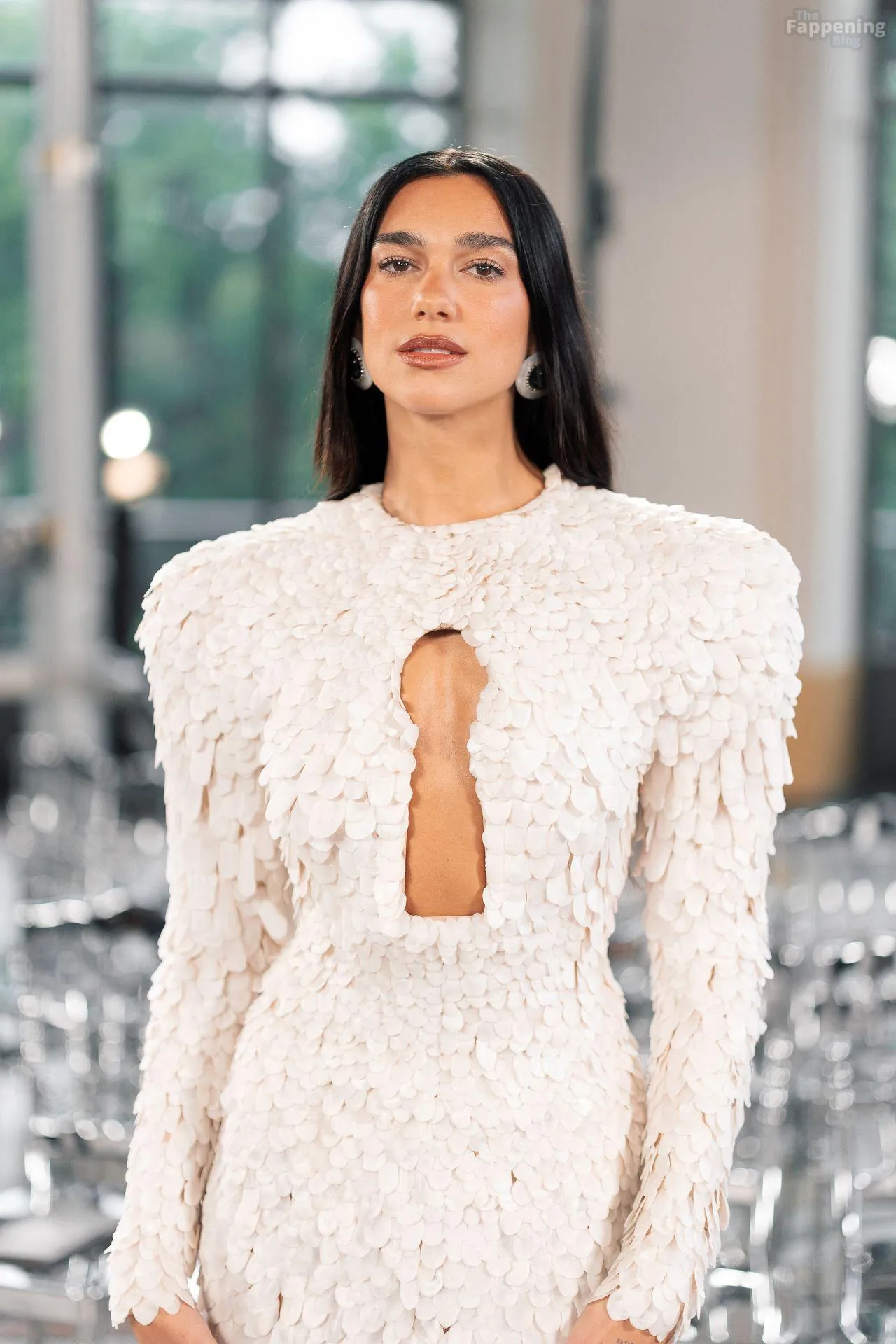 Dua Lipa Looks Sexy in a White Gown at Paris Fashion Week (87 Photos)