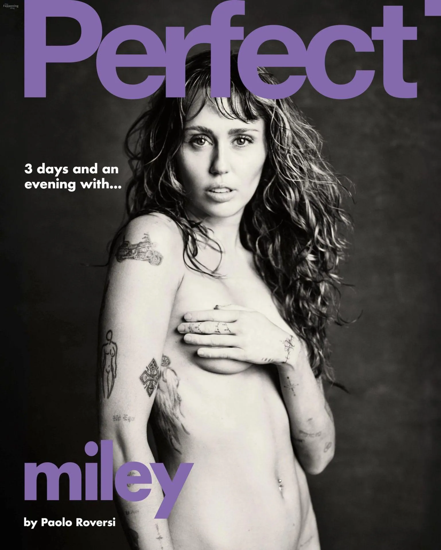 Miley Cyrus Poses Naked in a New Shoot for Perfect Magazine (6 Photos)
