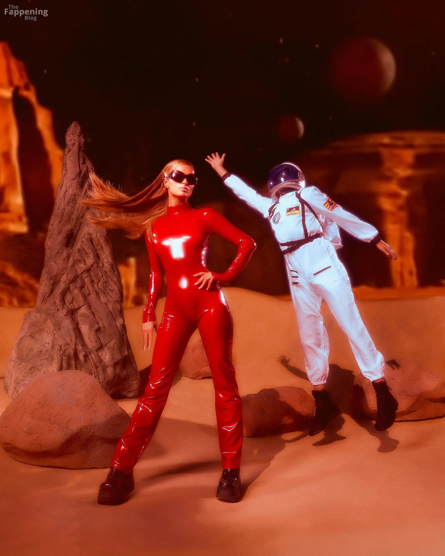 Paris Hilton Stuns in Latex on Halloween (15 Photos)