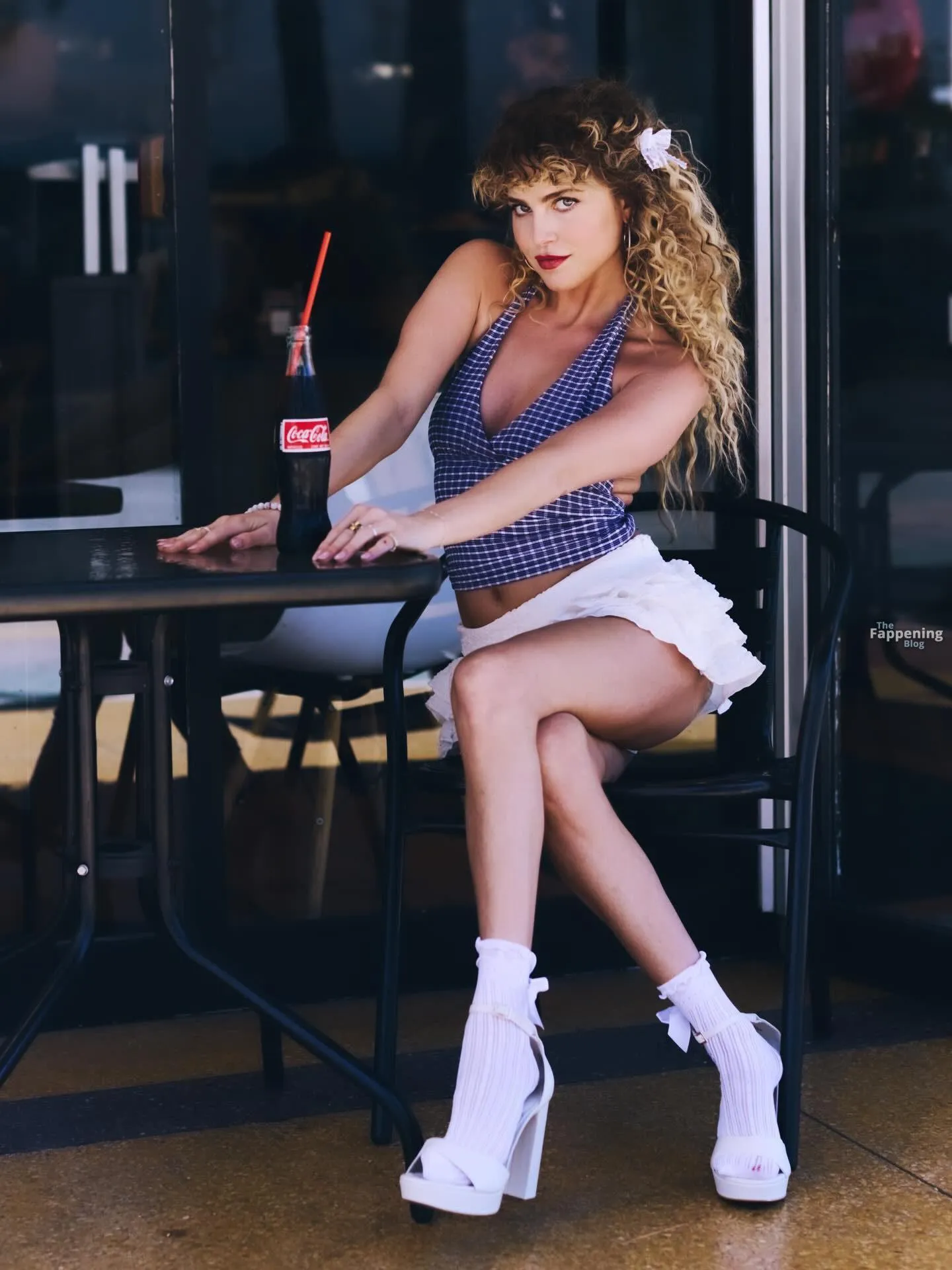 Anne Winters Displays Her Sexy Legs in a Sexy Retro Shoot (13 Photos)