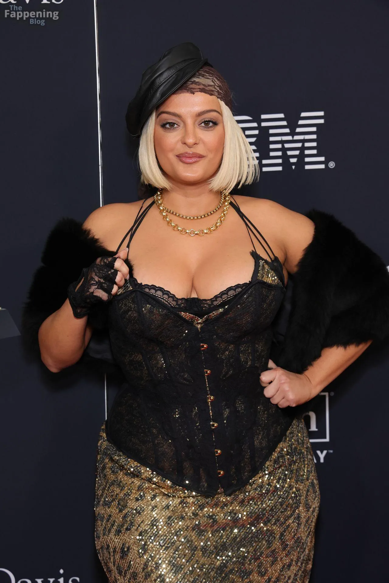 Bebe Rexha Displays Her Sexy Boobs at the Pre-Grammy Event in LA (51 Photos)