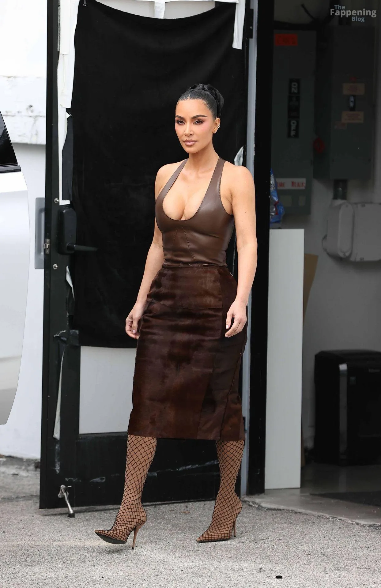 Kim Kardashian Hits Early Morning Shoot in LA (13 Photos)