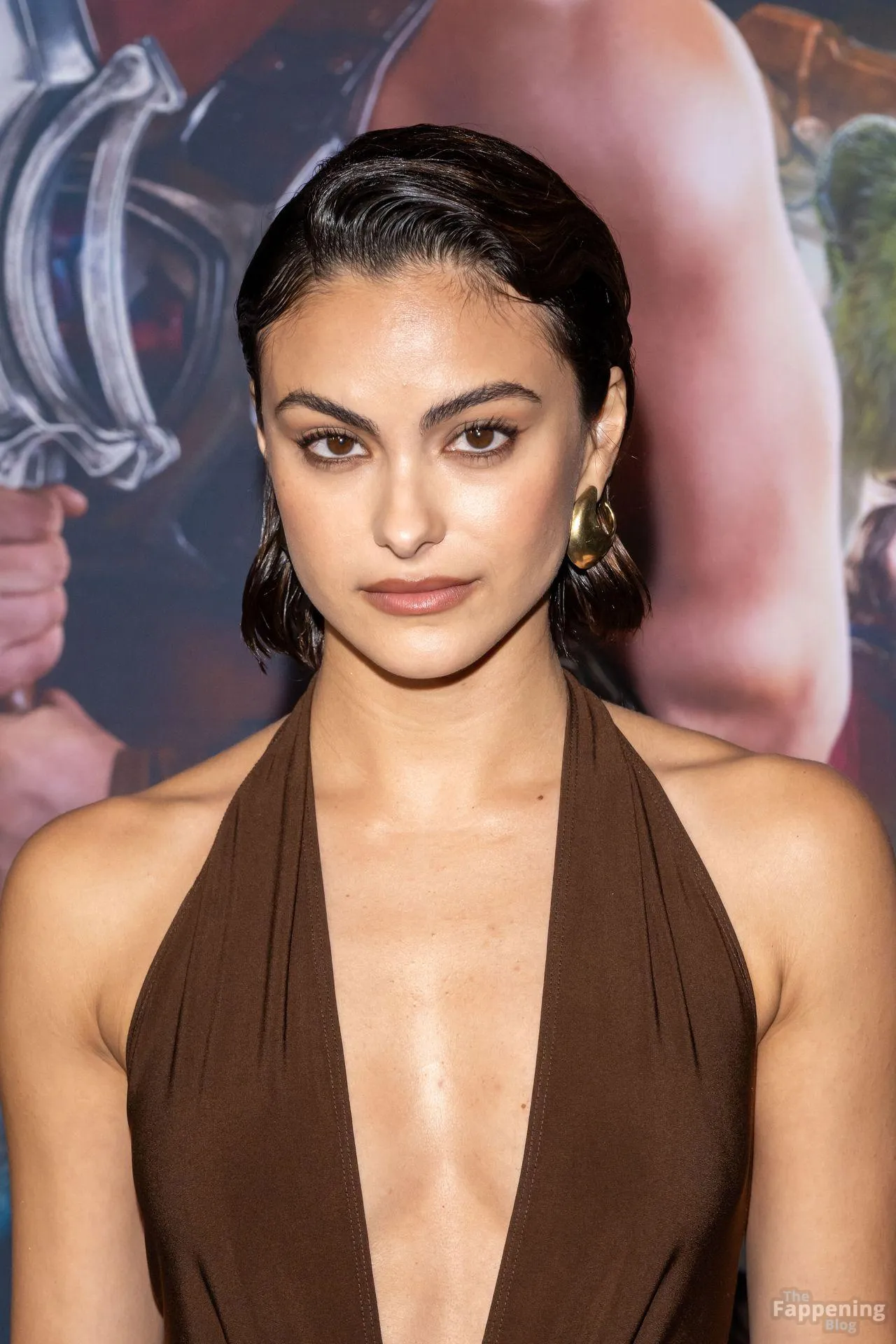 Camila Mendes Goes Braless in a Brown Dress for the “Masters Of The Universe” Screening in NY (139 Photos)