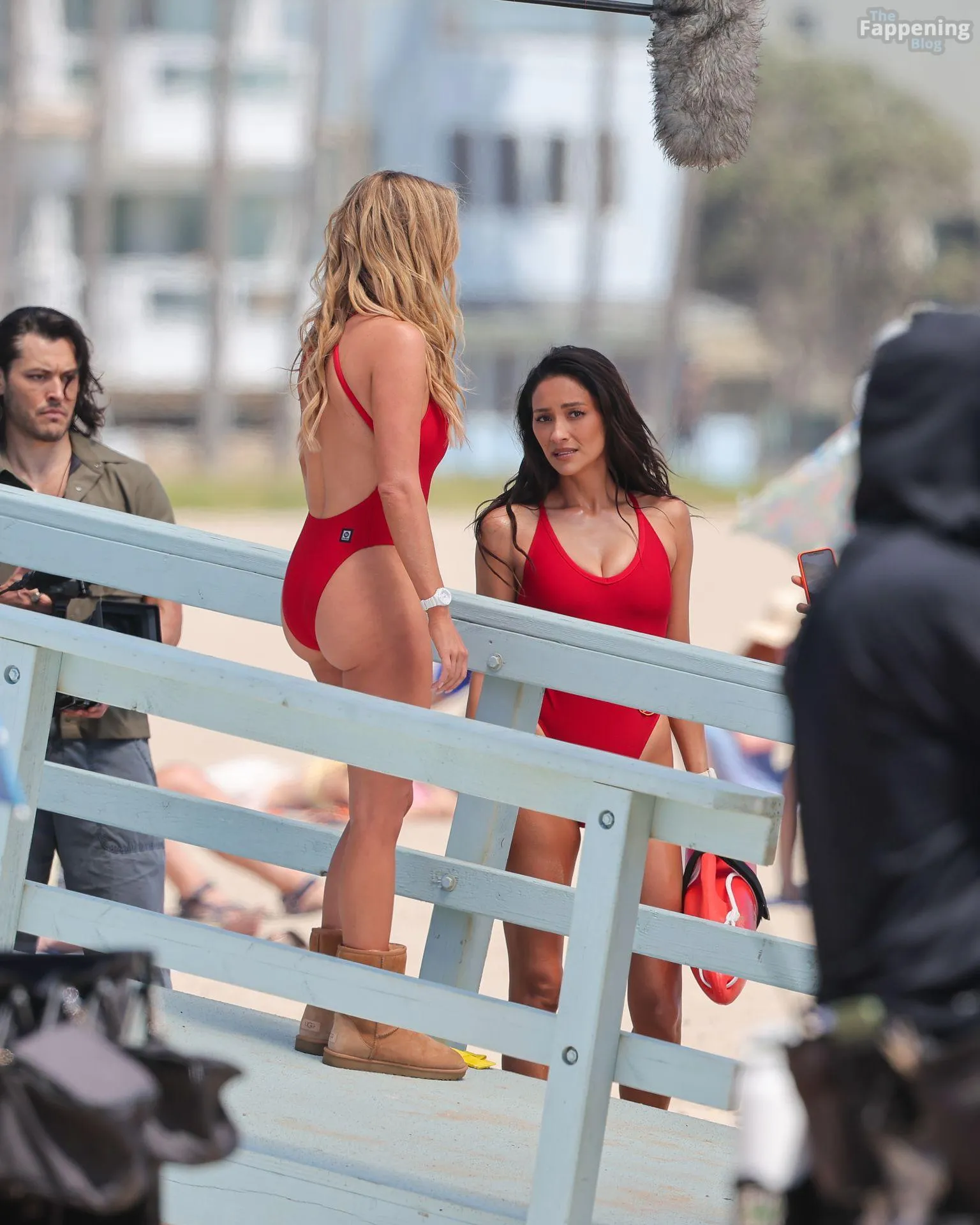 Shay Mitchell & Hassie Harrison Hit the Beach while Filming “Baywatch” Reboot (64 Photos)