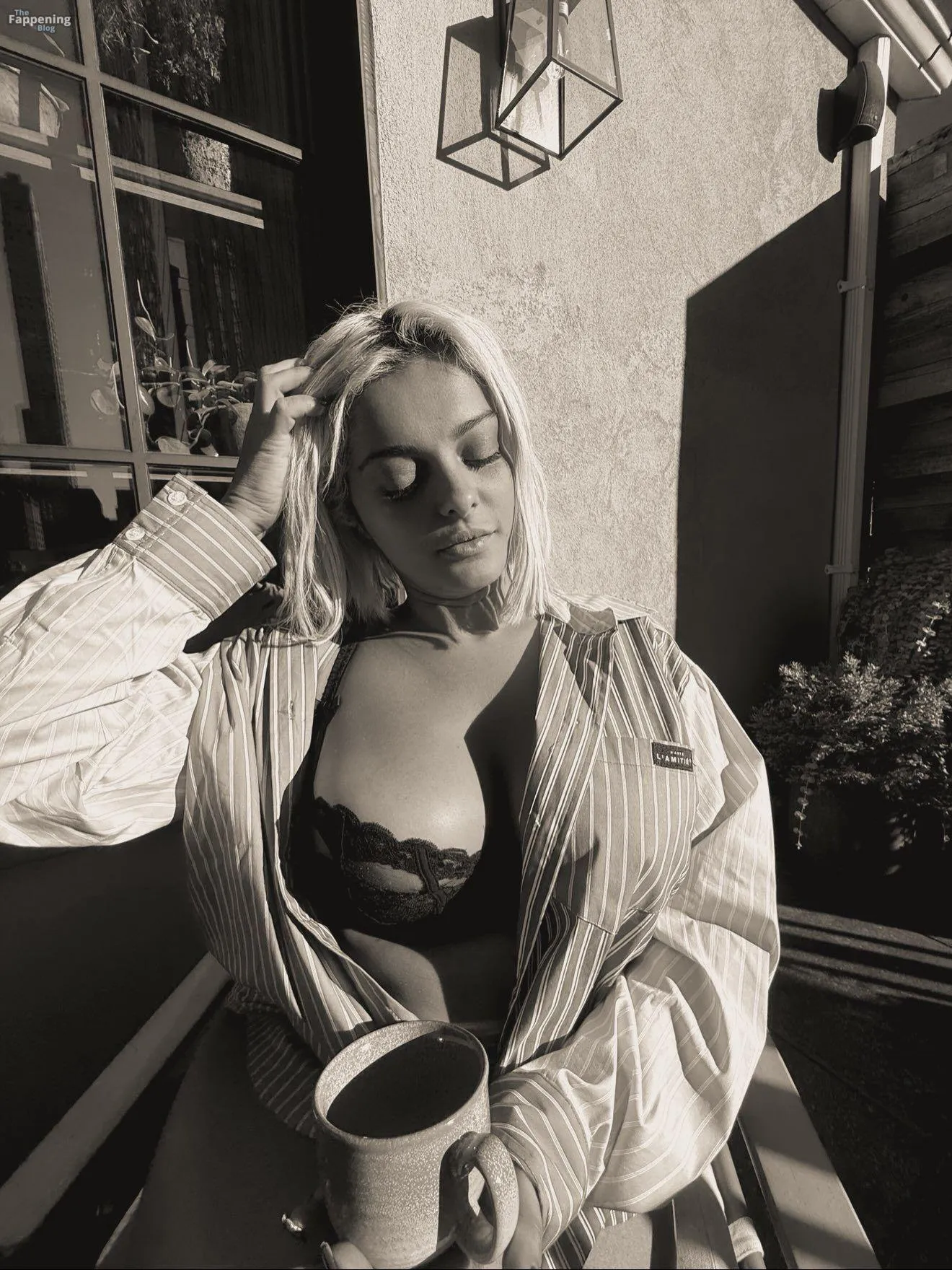 Bebe Rexha Poses in a Lace Bra on Her Birthday (5 Photos)